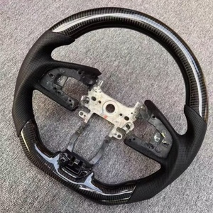 Volante de Fibra de Carbono Forjado para <span class=keywords><strong>Honda</strong></span> Civic 10ª Generación 2017 2018 2019 2020 Tipo <span class=keywords><strong>R</strong></span> <span class=keywords><strong>CRV</strong></span>, Accesorio Personalizado para Automóvil - Product Image 4