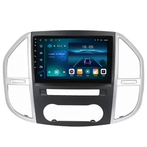 Krando TS18 8コア64GBヘッドユニットカーマルチメディアプレーヤーAndroid12 for Mercedes Benz Vito 3 2014 - 2020 Wireless Carplay WIFI 4G