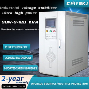 SBW-S-120KVA ba pha tự động điều chỉnh điện áp 120kva 50/60Hz đầu vào 30-456/280-480/323-437V Đầu Ra 380V điện áp ổn định - Product Image 4