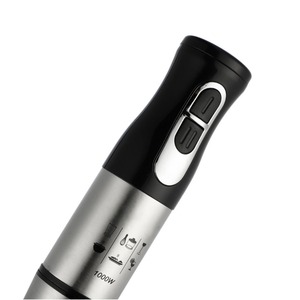 Batidora de mano de acero inoxidable de 1000W con doble cuchilla para preparar comida para bebés, jugos y batidos. - Product Image 2