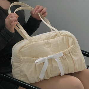 Nuevo bolso de lona de viaje para gimnasio y Yoga con lazo hinchado, bolso acolchado para mujer, bolso de mano acolchado ligero para pasar la noche, bolso de mano para fin de semana - Product Image 6