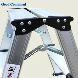 Escalera Doméstica de Aluminio EN131, Piezas de Escalera, Ligera, de Dos Lados, Taburete de 3 Escalones - Product Image 6