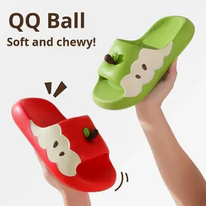 Estate donna mandarino anatra mela Cartoon sandali rosa blu antiscivolo da bagno all'aperto stile Internet per pantofole - Product Image 4