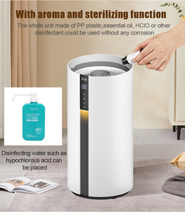 TOP Preencher <span class=keywords><strong>3</strong></span>.5L Ultrasonic Umidificador de Ar com <span class=keywords><strong>LED</strong></span> Touch Display Tela Aroma Difusor Uso Ao Ar Livre UE Plug Controle de Umidade - Product Image 5
