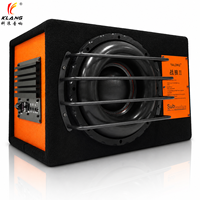 Cajón Porteado para Auto con Subwoofers Activos de 8 / 10 Pulgadas DVC SPL Altavoz Subwoofer RMS 300W Clase D Sonido Activo para Coche