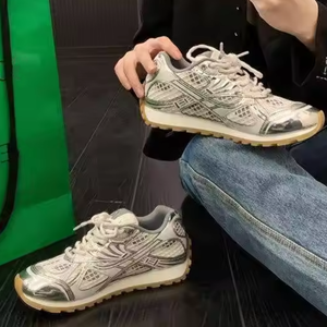 High Quality Men's and Women's Designer Sneakers New Lace-Up Winter Casual Walking Style Shoes Non-Slip Mesh Sports Sneakers - Product Image 5