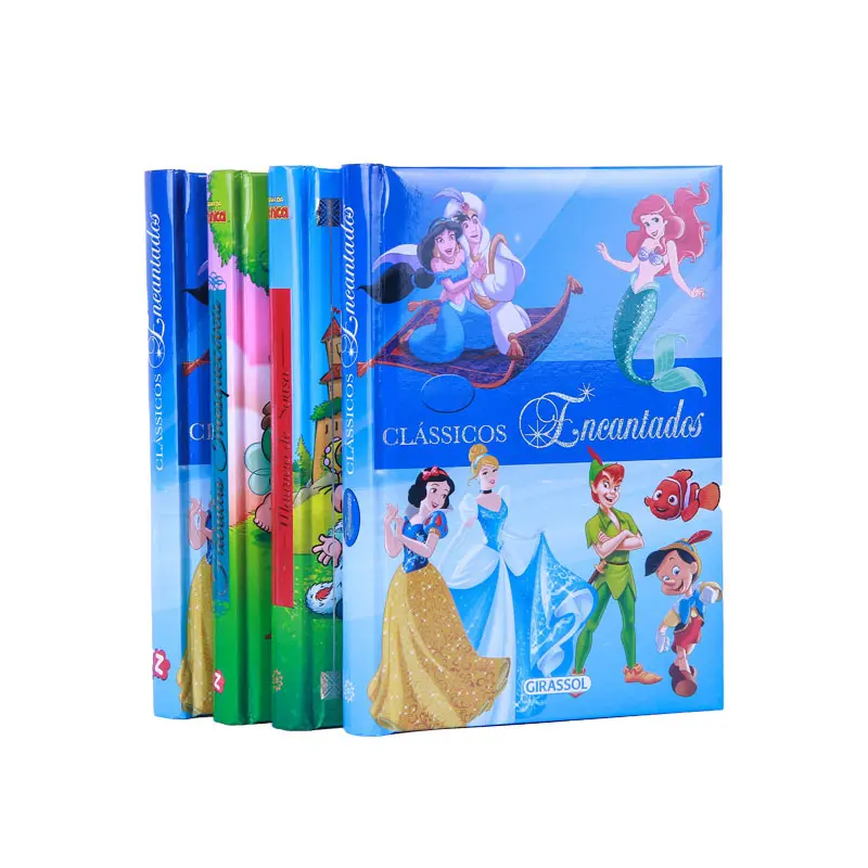 Libro de princesas con diseño personalizado para niños, tapa dura, alta calidad