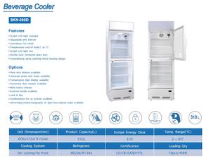 Présentoir à boissons de supermarché Réfrigérateur Présentoir à porte unique Réfrigérateur commercial Présentoir à boissons d'<span class=keywords><strong>occasion</strong></span> Congélateur - Product Image 2