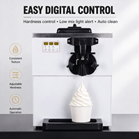 Machine à glace commerciale à tête unique pour cornets et coupes glacées, prix usine