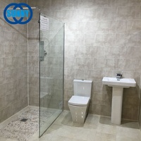 Panneaux de douche 1000 mm de large x 2,4 m, revêtement mural humide en PVC pour salle de bain