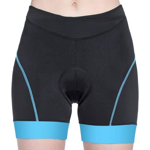 Pantalones Cortos de Ciclismo para Mujer, Cintura Media, para Bicicleta de Montaña, Poliéster, Impermeables, Cierre de Cremallera, Secado Rápido, Ajuste Deportivo, Tejido con Impresión por Transferencia de Calor - Product Image 4