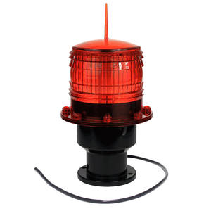 Luz de Advertencia de Obstrucción de Aviación de Alta Intensidad para <span class=keywords><strong>Grúas</strong></span> de Torre de Helipuerto con Luz Intermitente LED, Luz de Navegación Marina - Product Image 1