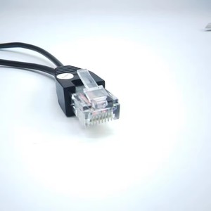 Adaptateur RJ48 RJ45 mâle vers double BNC femelle, câble d'extension de données <span class=keywords><strong>E1</strong></span> 2M pour carte vocale numérique à relais, noir, 28cm - Product Image 4