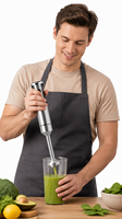 Mixeur plongeant électrique portable 400W étanche, extracteur de jus, mixeur plongeant