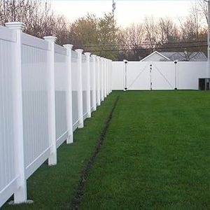 Clôture et poteaux <span class=keywords><strong>en</strong></span> PVC blanc 6x8 pieds, vente <span class=keywords><strong>en</strong></span> gros, panneaux de clôture <span class=keywords><strong>en</strong></span> vinyle plastique pour l'intimité 6 pieds, clôture de jardin extérieure pour jardin - Product Image 3