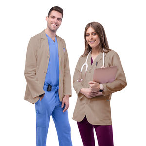 Uniforme médical d'hôpital <span class=keywords><strong>pas</strong></span> <span class=keywords><strong>cher</strong></span> d'usine, vêtements de travail pour <span class=keywords><strong>pharmacie</strong></span>, vétérinaire, blouse blanche dentaire, blouses de laboratoire - Product Image 4