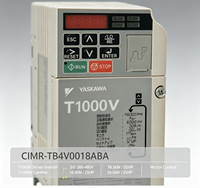 Variateur de fréquence textile Yaskawa série T1000V 5,5KW-18,5KW 380-480V pour métier à tisser