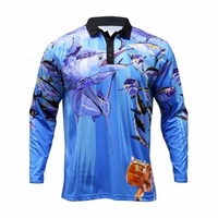 Vente flash - T-shirts de pêche à séchage rapide avec protection solaire UPF 50 pour l'extérieur - Chemises de pêche 3D avec col