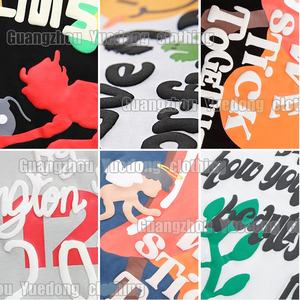 T-shirt à manches courtes pour Couple d'été épais 100% coton, impression 3D, chemises imprimées bouffantes personnalisées, t-shirt imprimé - Product Image 4