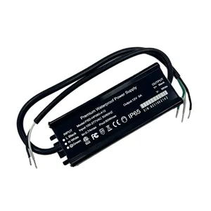 ETL Listed 60W LED Power supply Transformer 5A*12V DC 100-277V AC to 12V DC Low Voltage output Adapter Power Supply