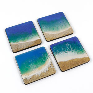 Artisanat en résine, coquillages polis, aimant de réfrigérateur DIY, coquille naturelle faite à la main avec vue sur la <span class=keywords><strong>mer</strong></span>, décoration de maison unique et élégante - Product Image 1