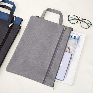 A4サイズ 防水二重層オックスフォード布製書類フォルダ ジッパーバッグ 収納バッグ (卸売・カスタマイズ可能) - Product Image 4