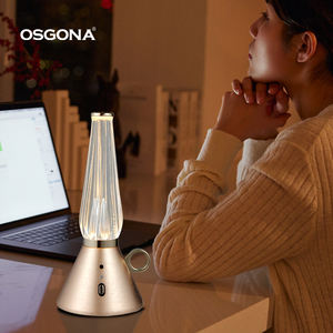 Lámpara de escritorio moderna para radio, LED luz nocturna, barra cálida para carga de teléfono móvil, soporte magnético para teléfono, funciona con pilas para restaurantes - Product Image 5