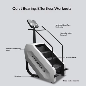 Machine à grimper les escaliers à vitesse réglable pour brûler les graisses, équipement de <span class=keywords><strong>cardio</strong></span> pour la salle de sport - Product Image 4