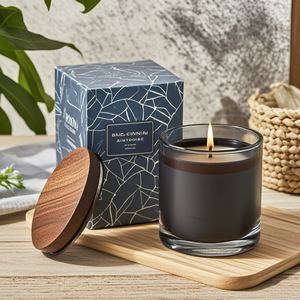 Bocaux à bougies <span class=keywords><strong>de</strong></span> luxe <span class=keywords><strong>de</strong></span> marque privée personnalisés clair noir <span class=keywords><strong>bleu</strong></span> 3oz 4oz 8oz pots <span class=keywords><strong>de</strong></span> bougie vides en gros Royaume-Uni - Product Image 2