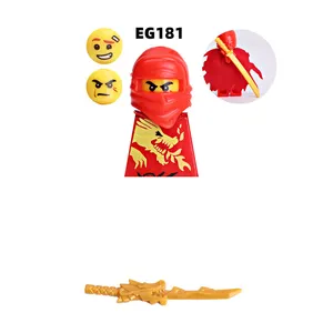 Ninja Steine Action Jay Lloyd Cole Zane Kai Bausteinfiguren für Kinder-Spielzeug EG181-186