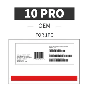 Win Pro 10 DVD OEM Package COA Sticker English Win10 Pro 11 pro 12 Months Guaranteed Free Shipping with Original License Key