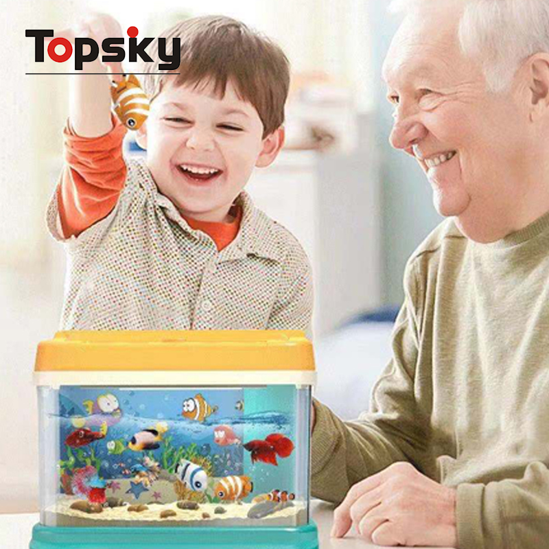 Детские игрушки для аквариума с ИС, игрушки для игрового домика, умные веселые рыболовные игрушки