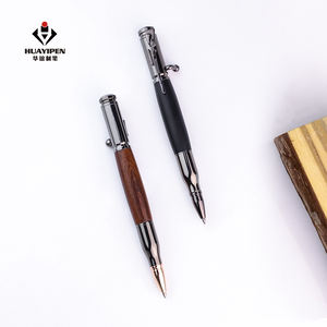 Top Sang Trọng Chất Lượng Cao Bóng Kim Loại Bút Thiết Kế Đặc Biệt Súng Bút Bút Cho Quà Tặng Doanh Nghiệp - Product Image 1