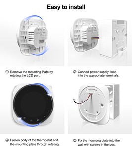 HYSEN DIY HY316 écran tactile LCD Tuya WiFi <span class=keywords><strong>Thermostat</strong></span> pour système de chauffage par le sol chaudière électrique/eau/<span class=keywords><strong>gaz</strong></span> - Product Image 3