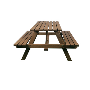 โต๊ะและม้านั่งปิกนิกทำจากไม้เฟอร์สำหรับสวนแบบเรียบง่ายทนทาน - Product Image 3