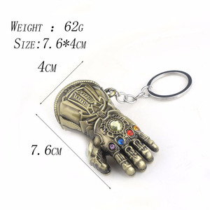 电影纪念品超级英雄钥匙圈金属合金3D钥匙扣 - Product Image 6