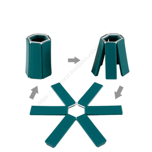 Vente en gros de sets de table pliants épais S026, isolés, résistants à la chaleur, en silicone pour la maison - Product Image 3