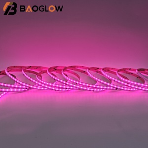 Three Line Iridescence 24V 8mm PCB 10W/M 360LED/M Digital <b>RGB</b> LED COB Strip Light Copper Core Dimmable Lighting - Product Image 5