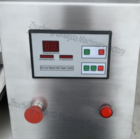 Hoge snelheid diepvriesvlees snijmachine ZRJ40 - 304 roestvrijstalen komcutter met regelbare snelheid voor vleesverwerkingsbedrijven