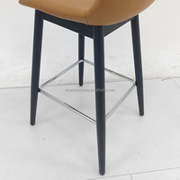 Série de pieds de meubles RZS, faible quantité minimale de commande, fer, métal, impression par transfert thermique, couleur bois naturel, design moderne, chaise de bar