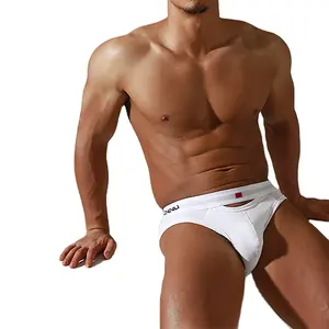 กางเกงในจีสตริงผ้าไนลอนใสสำหรับผู้ชาย,กางเกงชั้นในชายเซ็กซี่แบบผูกเชือกด้านหลังรูปตัวที