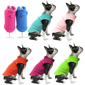 Großhandel benutzer definierte Farbe warm dick billig Haustier Kleidung Hund Fleece Mantel - Product Image 1