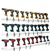 Ensemble d'outils perceuse à percussion sans fil OEM d'usine avec batterie au lithium brossée, perceuse électrique portative rechargeable et ensembles de tournevis électriques