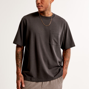 T-shirts graphiques personnalisés P6606 en gros, 100% coton, t-shirt blanc à col rond, surdimensionné, streetwear pour hommes, taille plus - Product Image 5