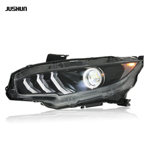 Conjunto de faros delanteros Jushun para Honda Civic 10ª generación, estilo Mustang, lente de proyector DRL - Product Image 2