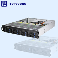 Boîtier de serveur 2U 19 pouces S256-08 à échange à chaud avec panneau arrière SATA 6 Go/s, 8 baies de stockage HDD, châssis de stockage, boîtier PC, compatible avec les cartes mères ATX