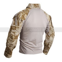 Emersongear Vêtements de camouflage désertique en gros, T-shirt tactique de combat, pantalon, uniforme, ensemble