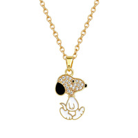 Collier polyvalent pour femme en acier inoxydable, anti-goutte d'huile, en forme de lune, entièrement orné de strass, minimaliste, élégant et glamour, avec chaîne en bambou pour clavicule