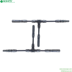 NSPV 迷你分支连接器太阳能 <span class=keywords><strong>T</strong></span> 型分支电缆组件 <span class=keywords><strong>IP67</strong></span> 防水 1500V DC 20A 太阳能线束 - Product Image 5