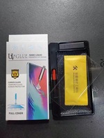Protection d'écran en verre trempé liquide 3D incurvé avec lampe UV, colle intégrale, dureté 9H pour Samsung Galaxy S23 S22 Plus S24 Ultra